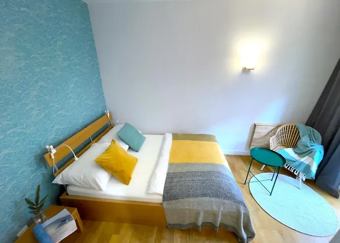 Apartment 3fale - Bulwar Portowy, 3 Min Do Plazy I Promenady Stolpmünde